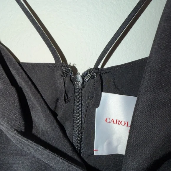 CAROLINA HERRERA - Bow-Embellished Silk-Faille Mini Dress - Picture 11 of 11